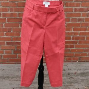 Ann Taylor Loft 4petite Marisa Cut Cropped pants